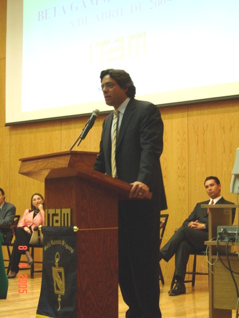 C.P. Miguel Ángel Dávila, Fundador, Director General de Cinemex y Miembro Honorario del Capítulo BGS ITAM